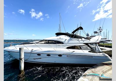 Fairline Squadron 55 Motorbåd 2001, med Volvo Penta D12
 motor, Danmark