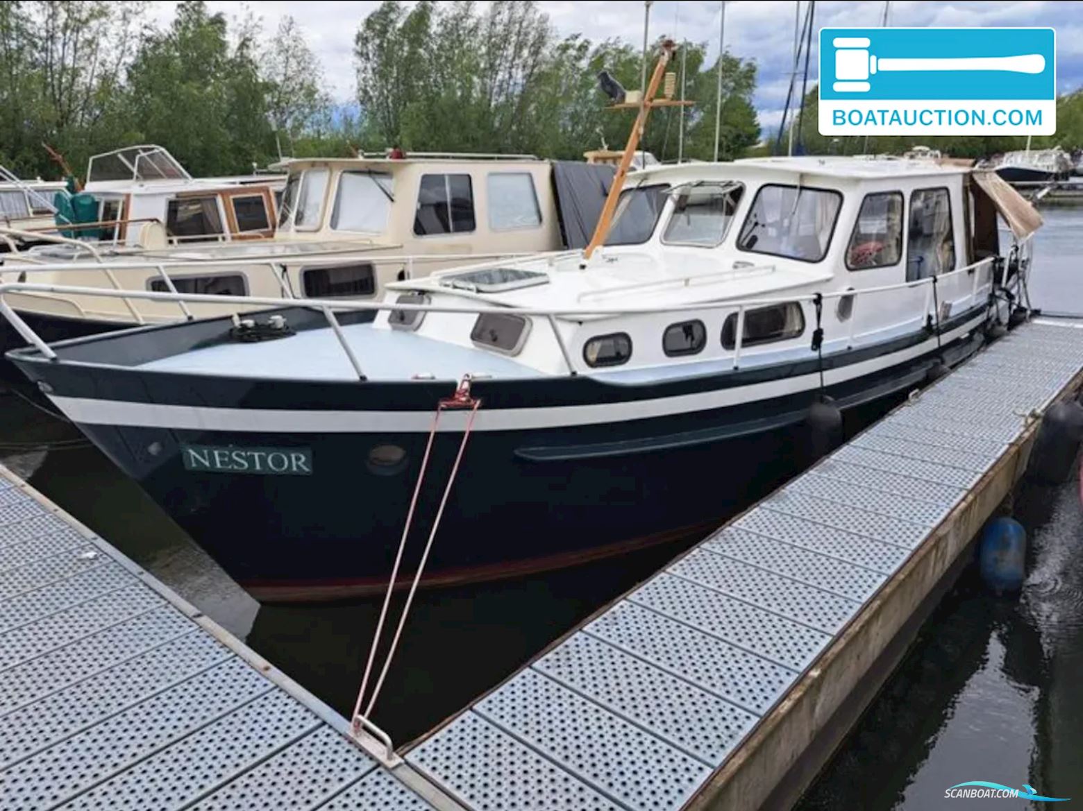 Bergermermeerkruiser 970 Motorboat 1979, with Mitsubishi engine, The Netherlands