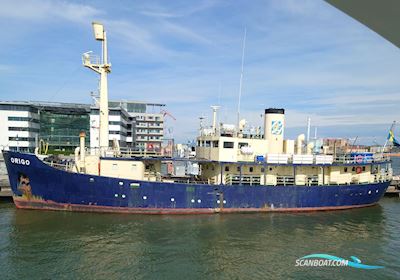 Passagerarskolmotorskeppet M/S Origo Smyr Workship 1955, with Nohab Diesel-2takt ML4 423kwa engine, Sweden