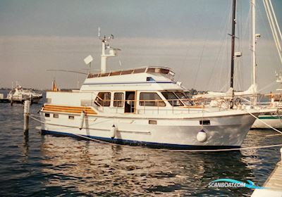 AMS Marine Trawler Yacht 420 Flushdeck Fast Line Motorbåt 1995, med Capterpillar 3208T motor, Tyskland