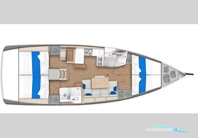 Jeanneau Sun Odyssey 440 Sejlbåd 2020, med Yanmar motor, Ej oplyst
