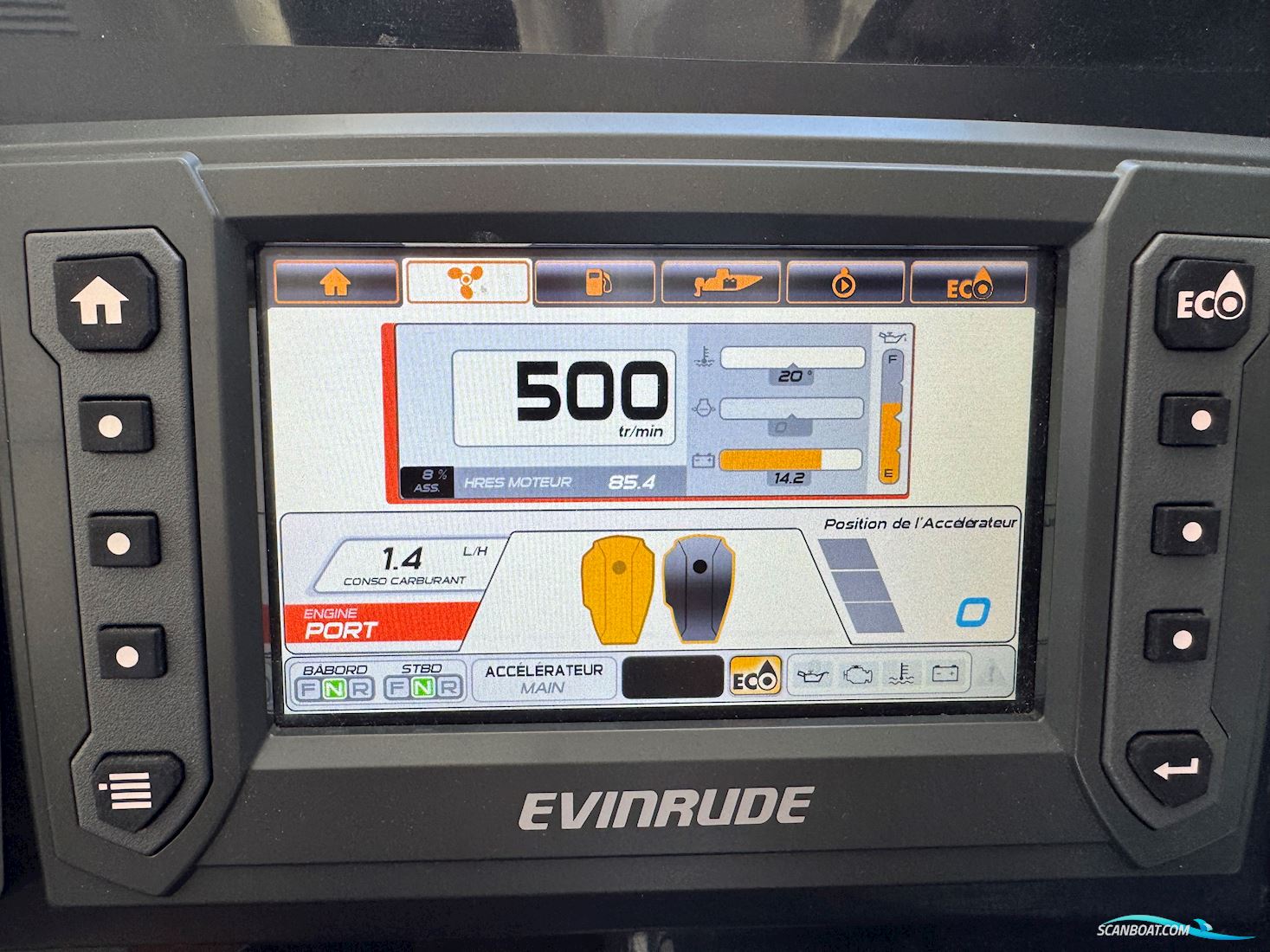 2x EVINRUDE E-TEC 200 CV – 2018 – 85 HOURS OnLY !