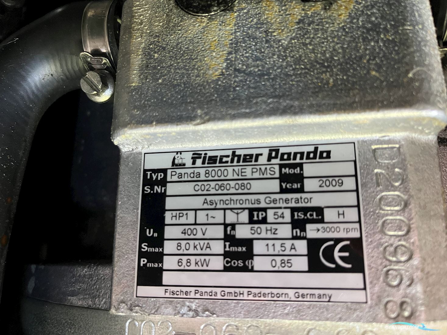 Fischer Panda Marine Generator 8.0 kVA (400V) – Mint Condition, <100 Hours!