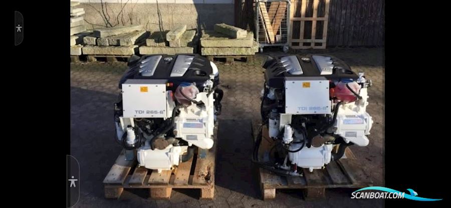 2x VW Marine 3.0 V6 TDi (265 HK) – Årgang 2009 – Kun ~510 timer! Komplette drivlinjer (ZF Gear)