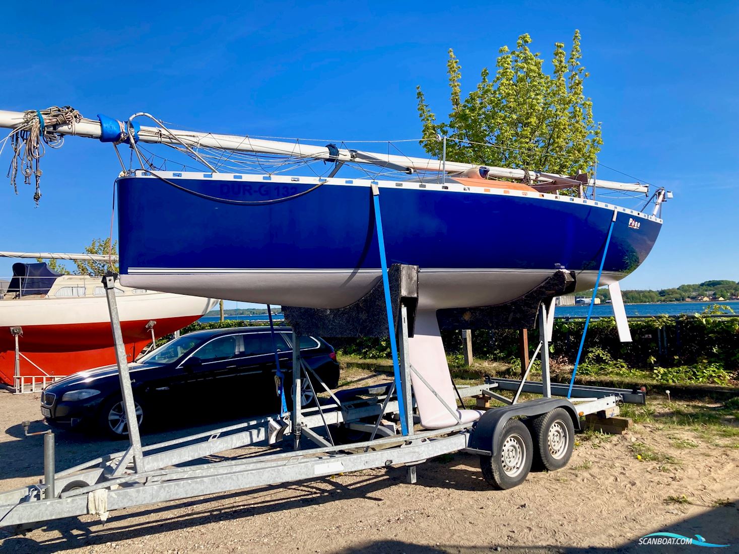 Trailer Bådtrailer Anhänger 2.700kg für Kielboot oder Motorboot