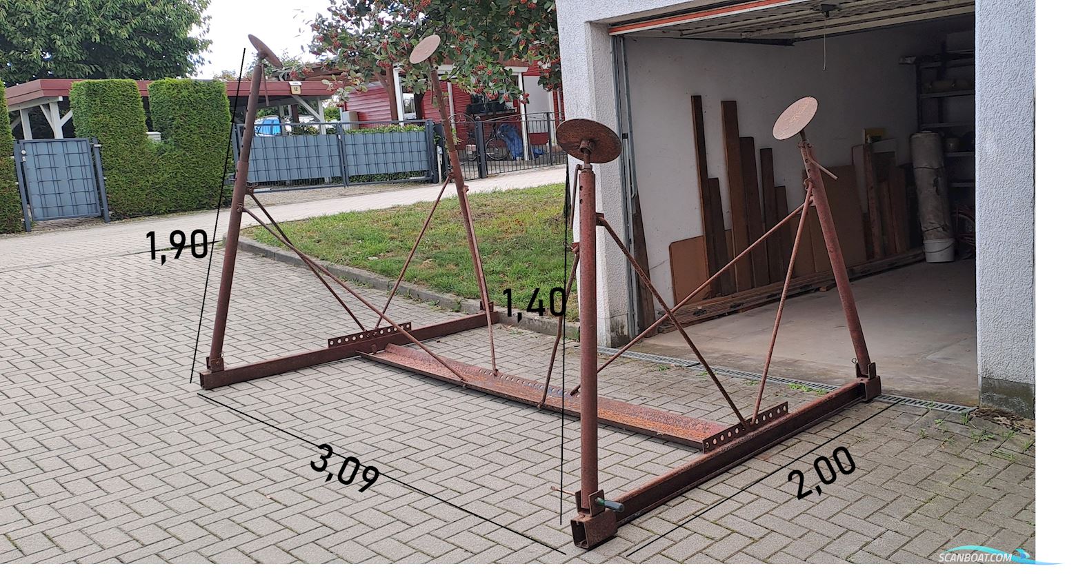 Cradel für Segelyacht