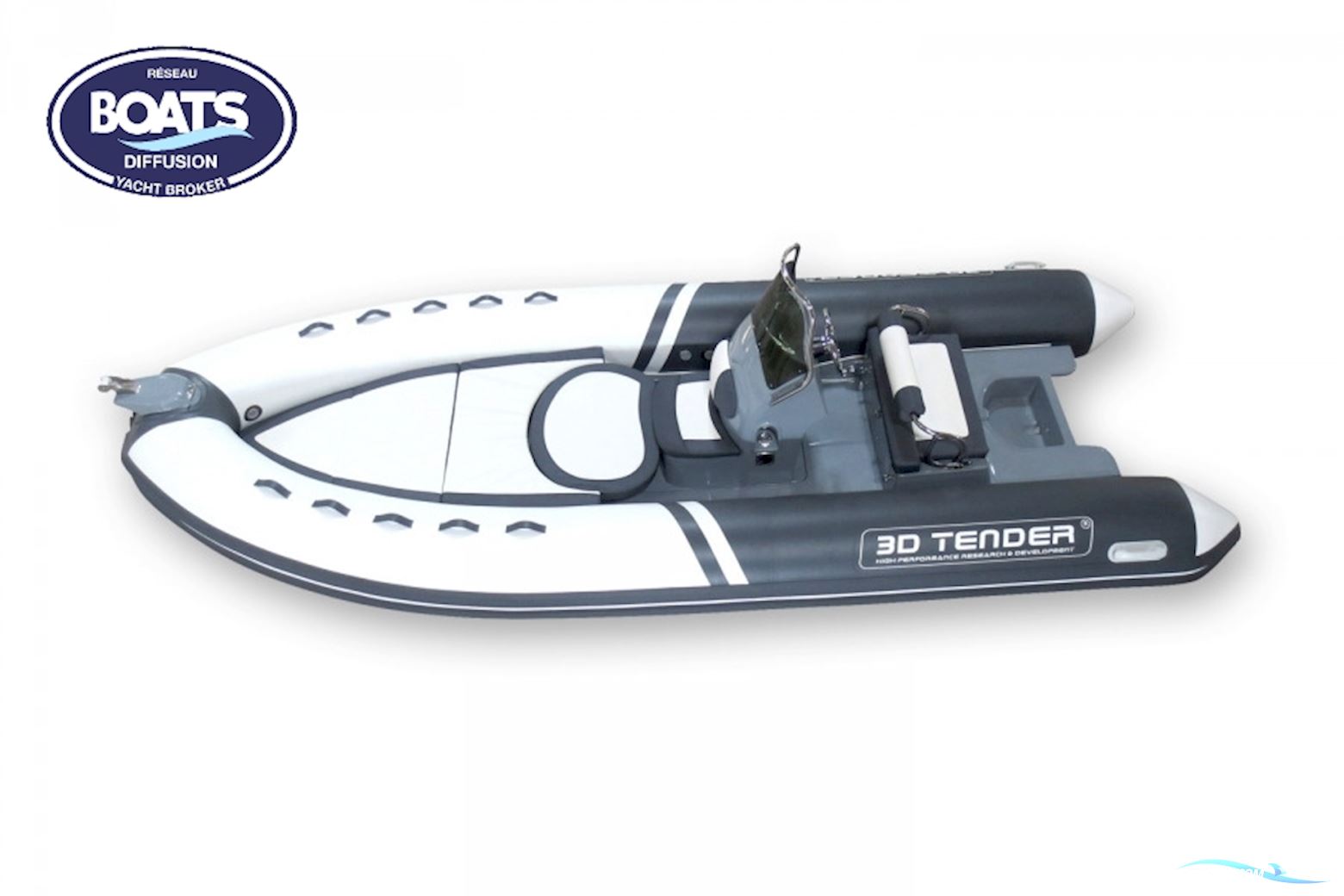 3D Tender 550 Schlauchboot / Rib 2020, mit Mercury motor, Frankreich