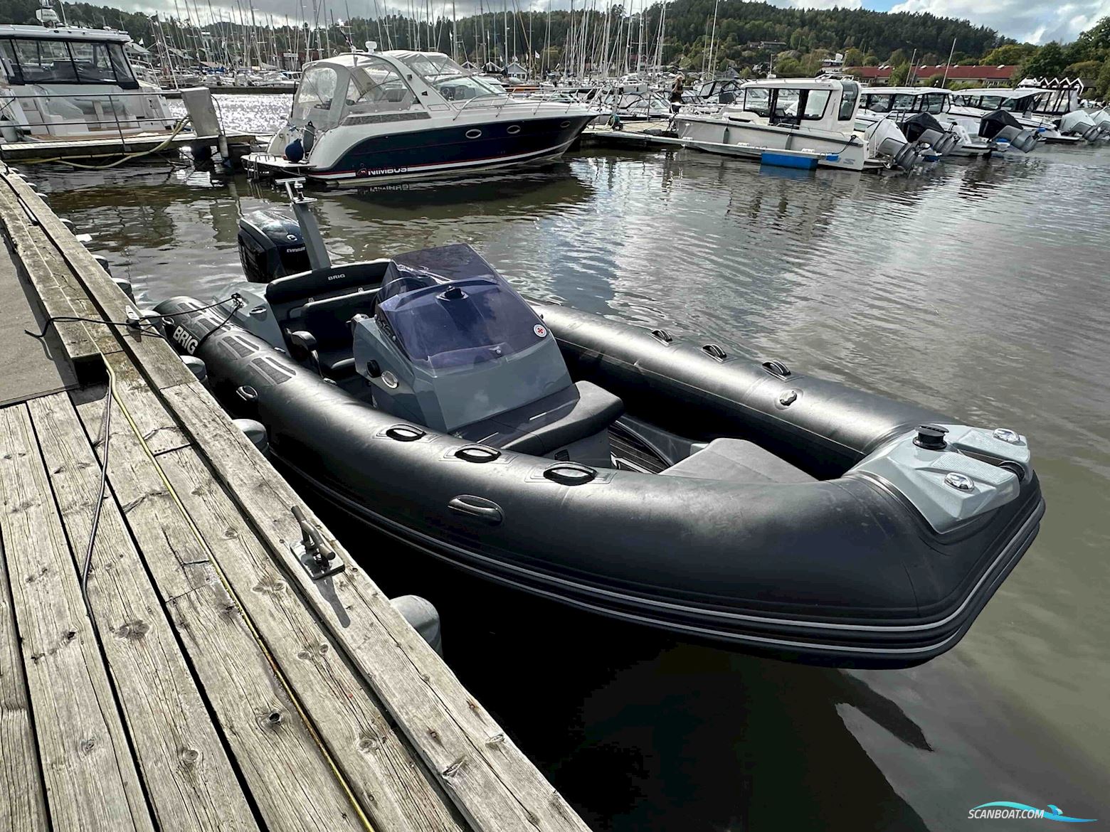 Begagnad BRIG Eagle 580 -18 Schlauchboot / Rib 2018, mit Evinrude E-tec 150 hk motor, Sweden