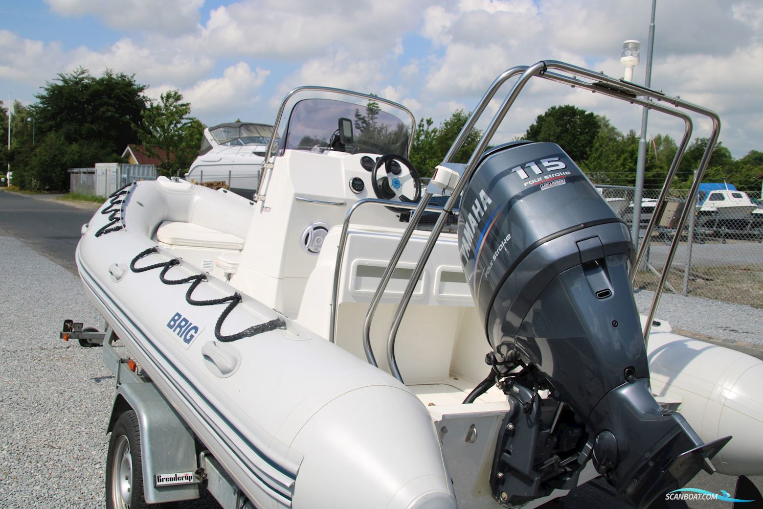 Brig F570L Falcon Rider Schlauchboot / Rib 2015, mit Yamaha F115Aetl motor, Dänemark