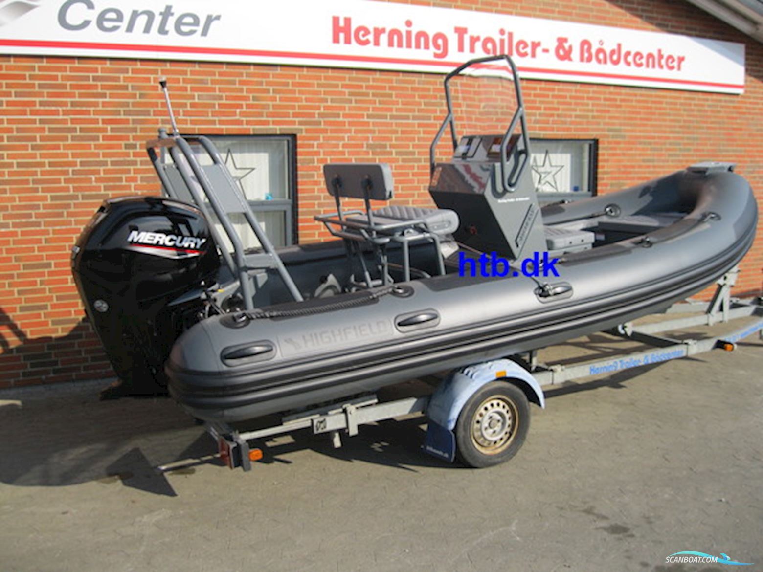 Highfield 500 Patrol m/Mercury F80 hk EFI 4-takt - TILBUDSPRIS !