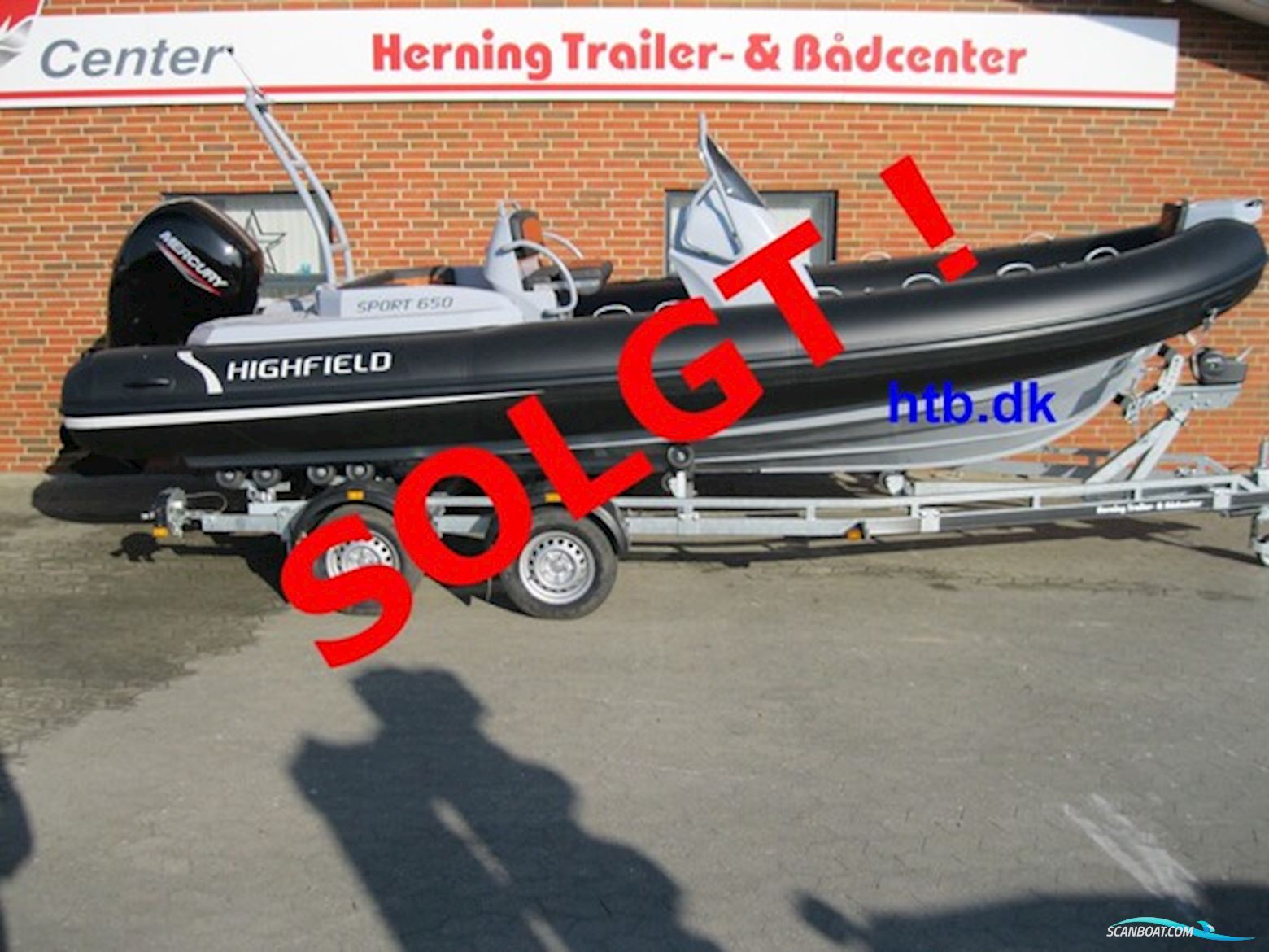 Highfield 650 Sport m/Mercury F150 hk XL Efi 4-Takt - Solgt ! Schlauchboot / Rib 2025, Dänemark