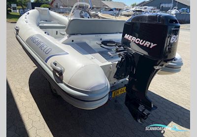 Highfield DL420 m/Mercury F60 hk Efi 4-Takt og Variant Trailer Schlauchboot / Rib 2018, mit Mercury motor, Dänemark