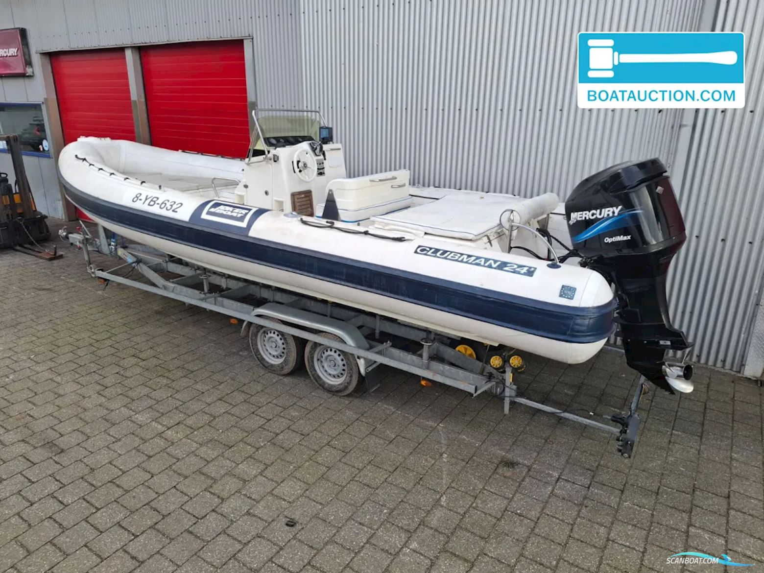 Joker 24 Clubman Schlauchboot / Rib 2001, mit Mercury motor, Niederlande