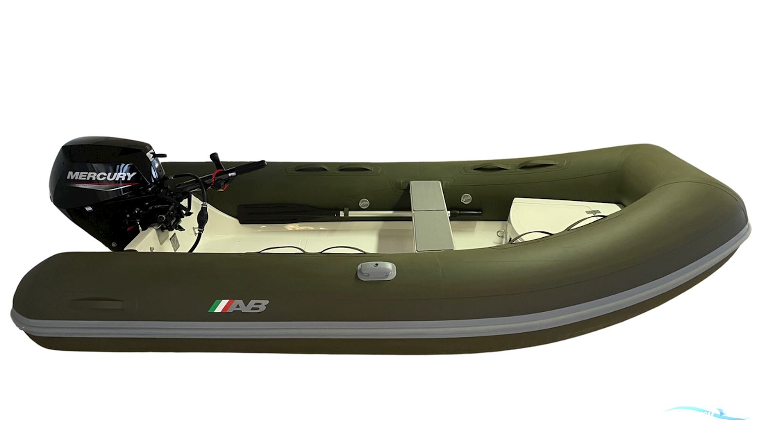 Navigo 10 VS - Fabric Green Hypalon 15 Hk Mercury Schlauchboot / Rib 2023, mit Mercury F 15 MH Efi motor, Dänemark