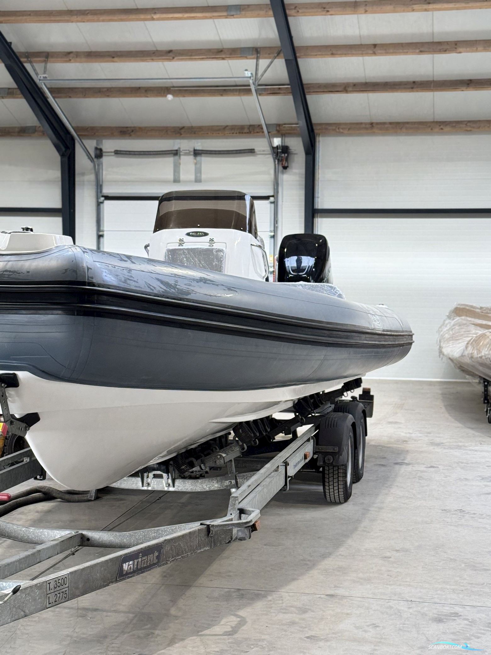 Oceanus Vst 24 - Military Grey Hypalon 2X180 Hk Mercury