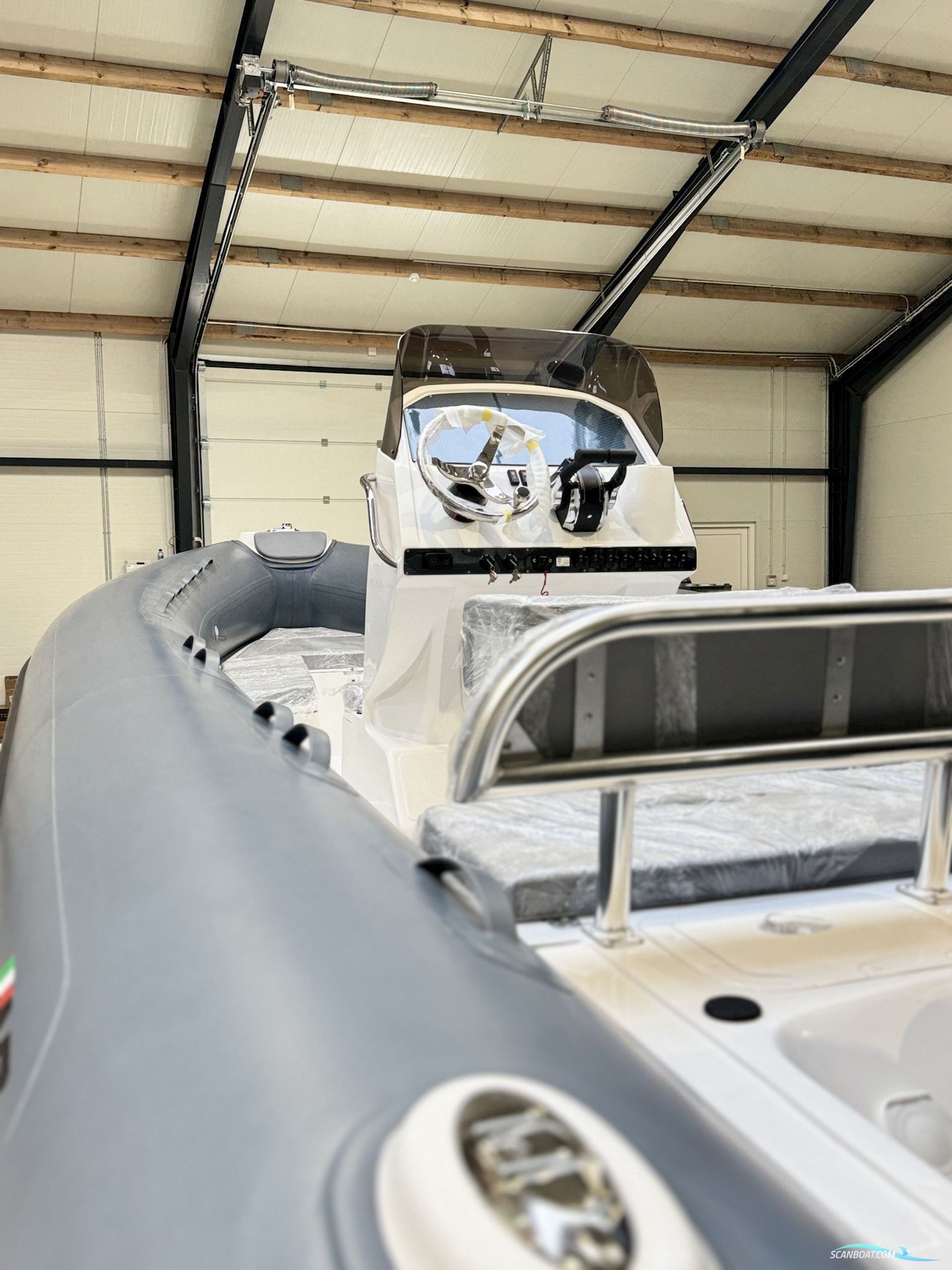 Oceanus Vst 24 - Military Grey Hypalon 2X180 Hk Mercury