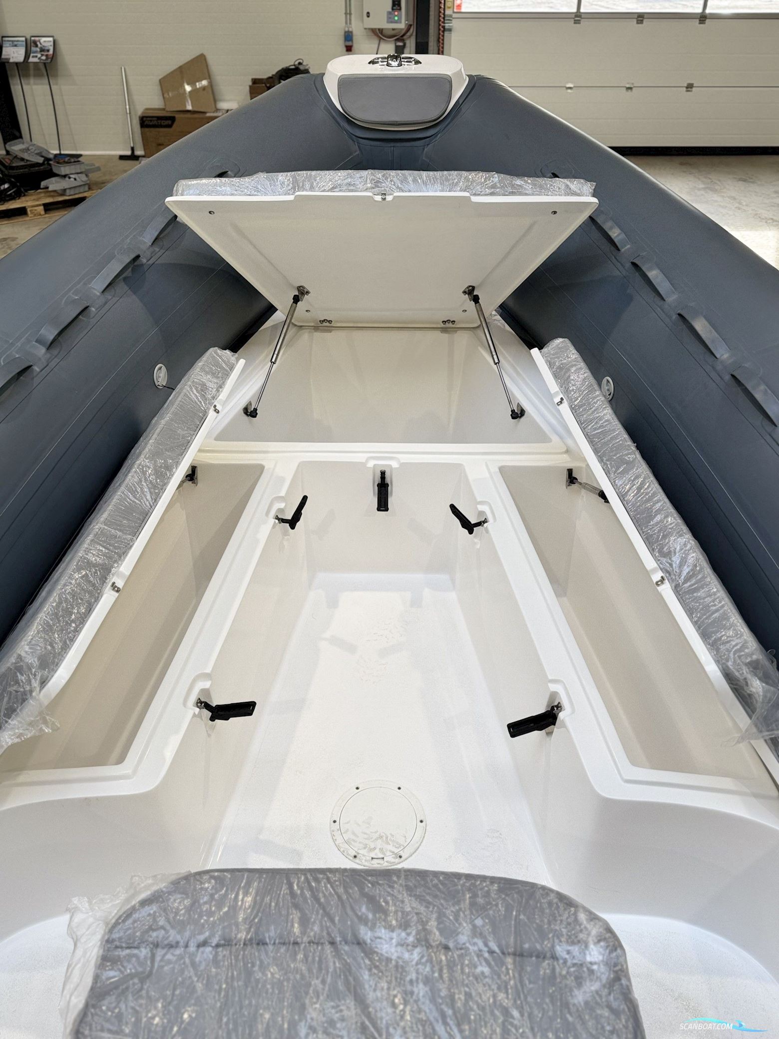 Oceanus Vst 24 - Military Grey Hypalon 2X180 Hk Mercury