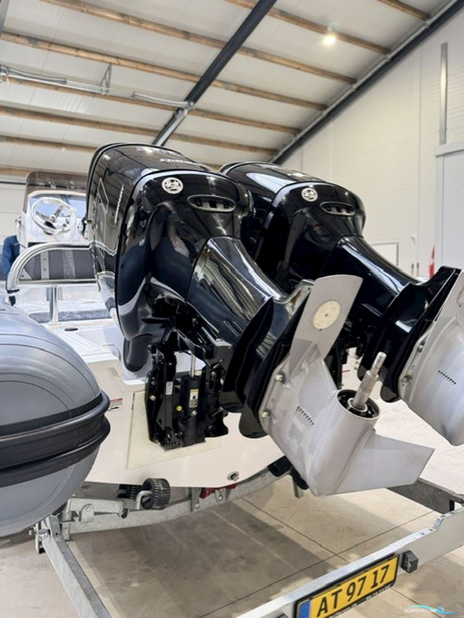 Oceanus Vst 24 - Military Grey Hypalon 2X180 Hk Mercury