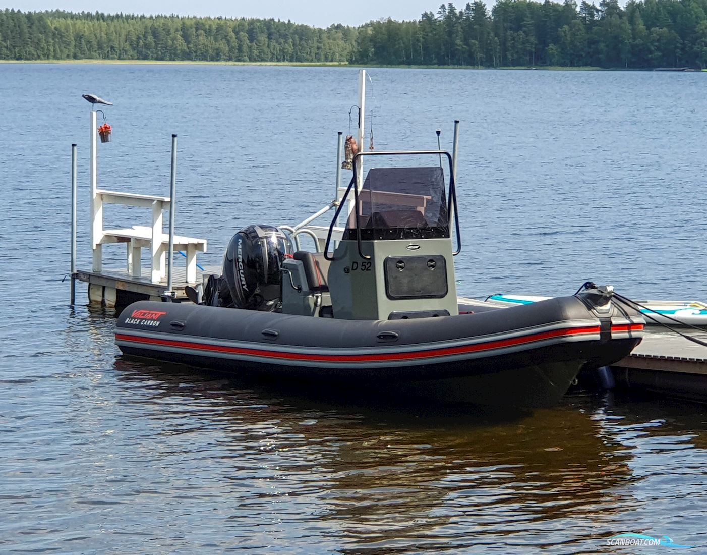 Valiant Med 630 Black Carbon Schlauchboot / Rib 2019, mit Mercury F150 XL motor, Finland