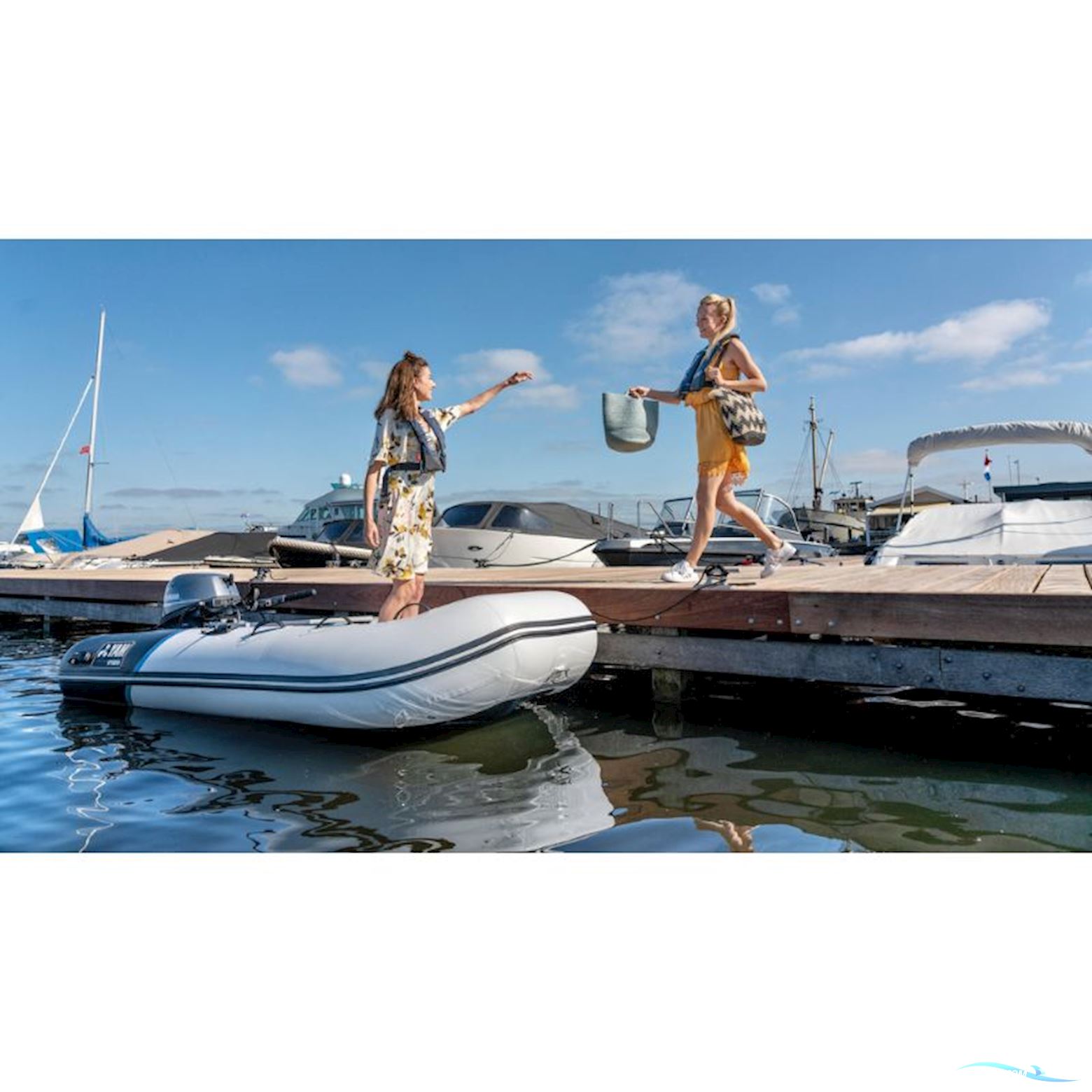 Yamaha Yam 310 Air-V Gummibåd Med F6Cmhs Påhængsmotor