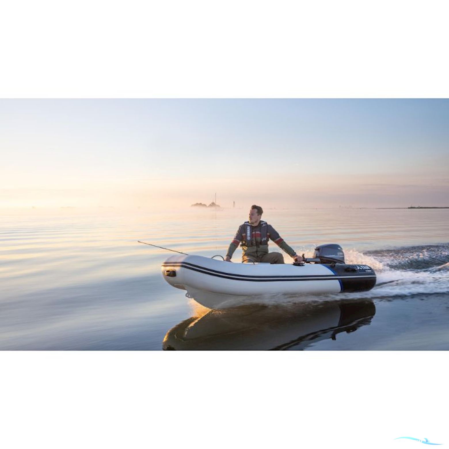Yamaha Yam 310 Taf Gummibåd Med Rorpind og F6Cmhs Påhængsmotor Schlauchboot / Rib 2024, Dänemark