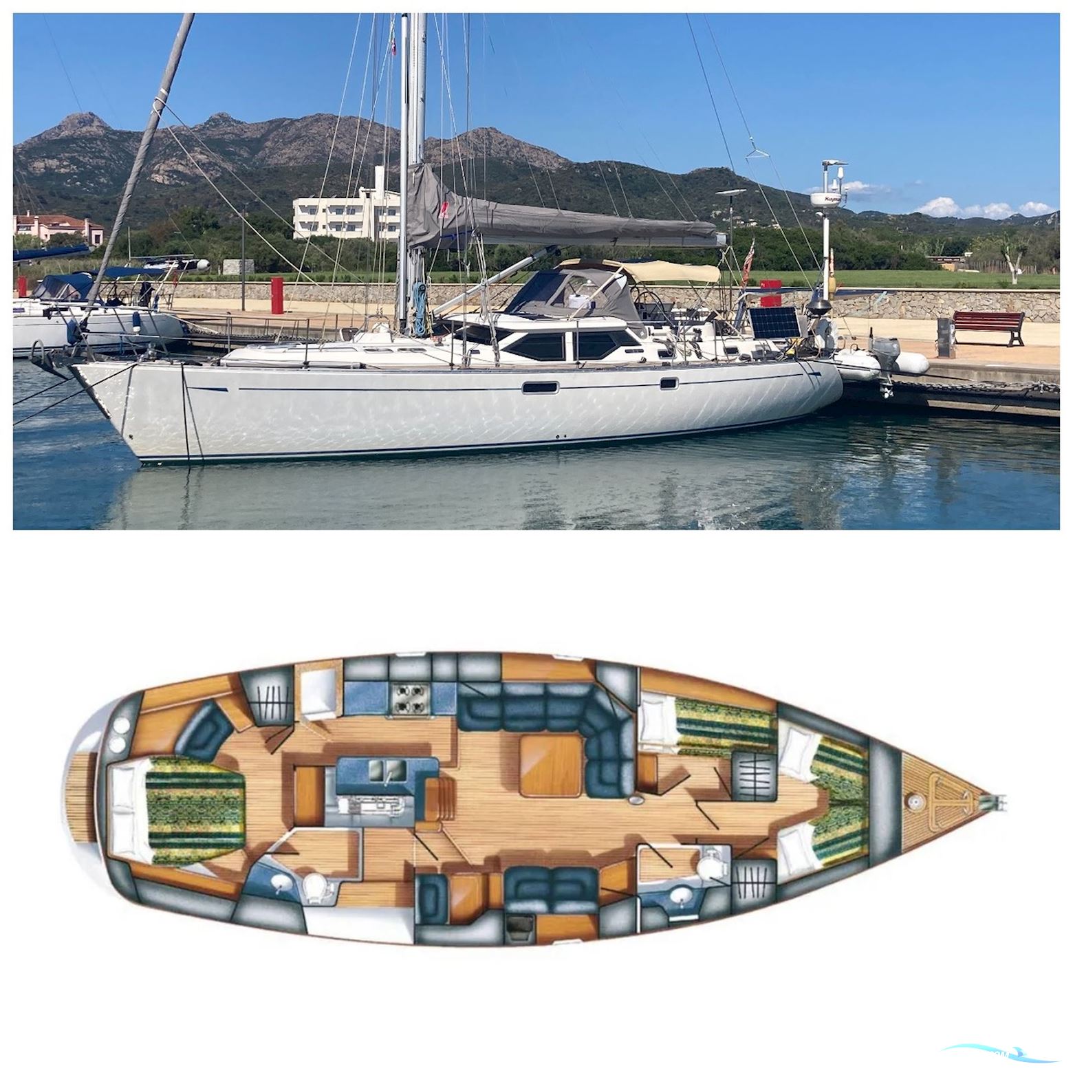 1996 Oyster 45 1996 – Exceptional Blue-Water Cruiser