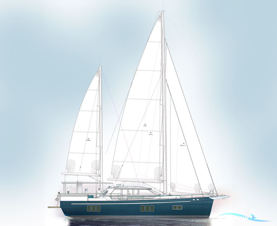 60 ft Ketch Hybrid-Powered Shallow Water, Lifting Keel