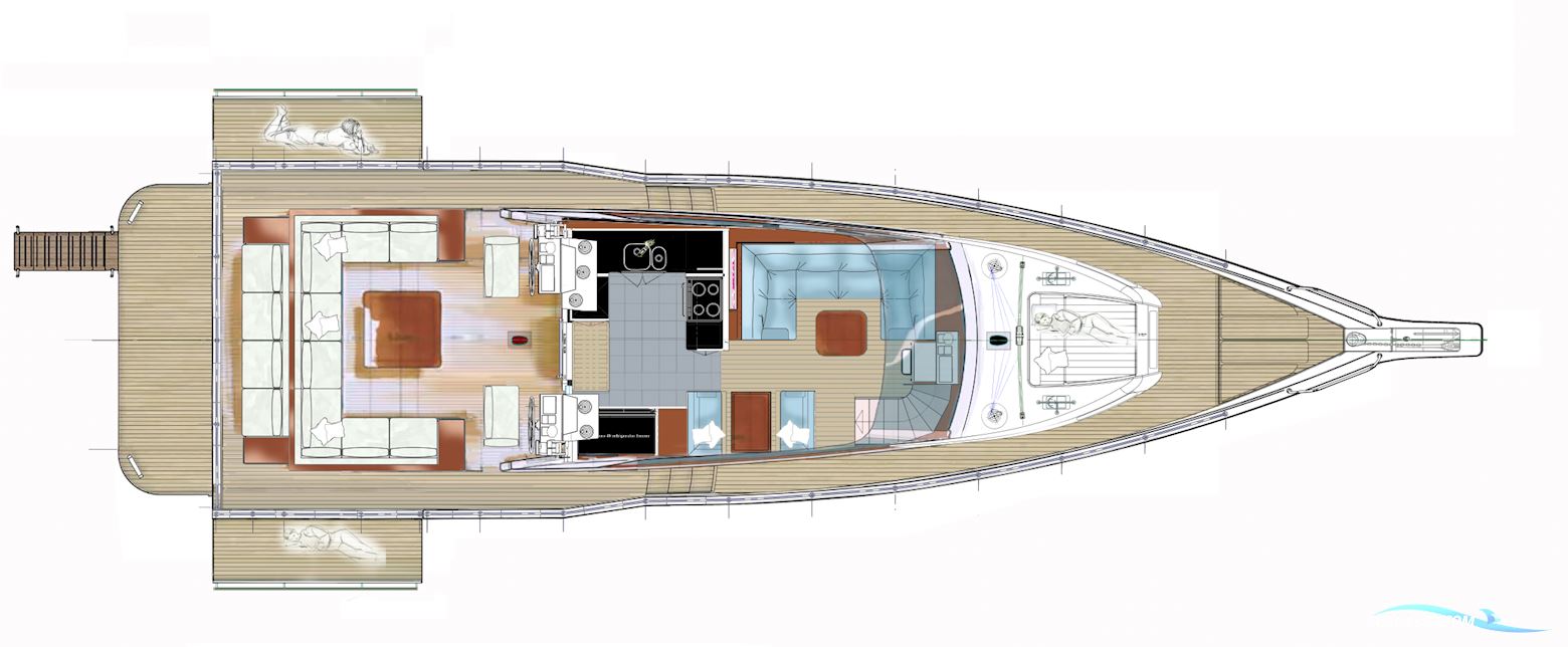 60 ft Ketch Hybrid-Powered Shallow Water, Lifting Keel