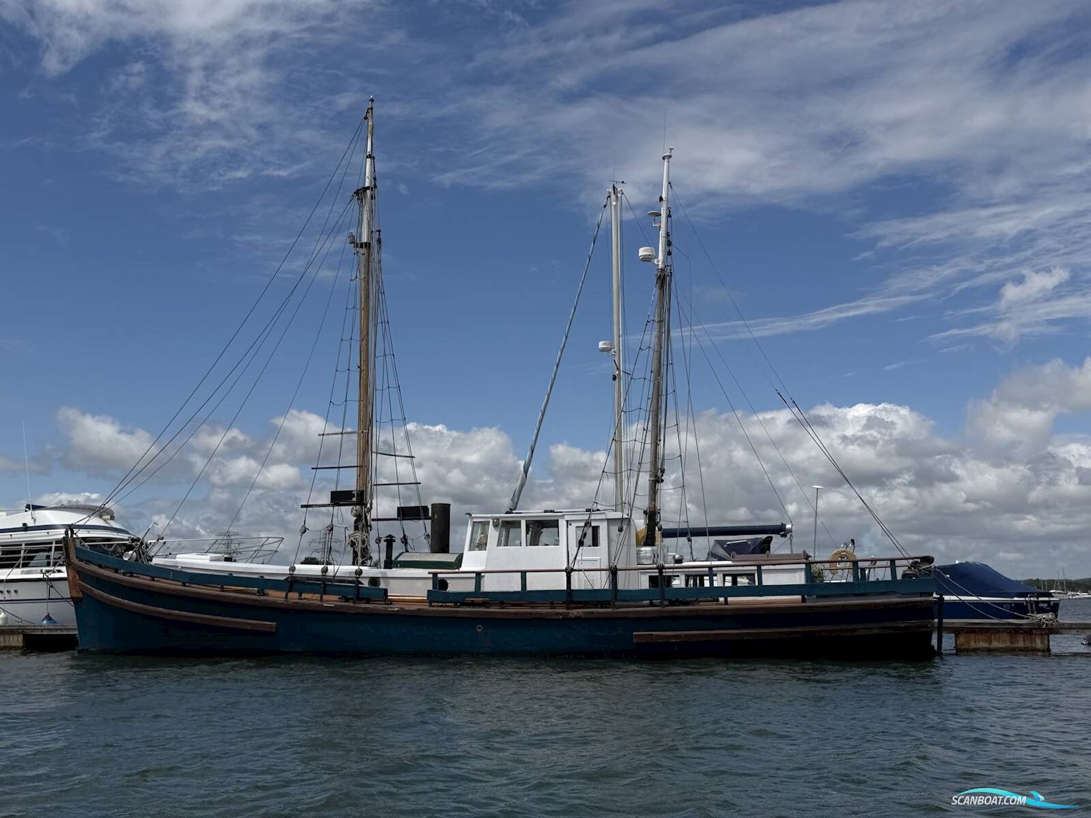 Admiralty Ketch Segelbåt 1944, med Dorman V8 motor, England