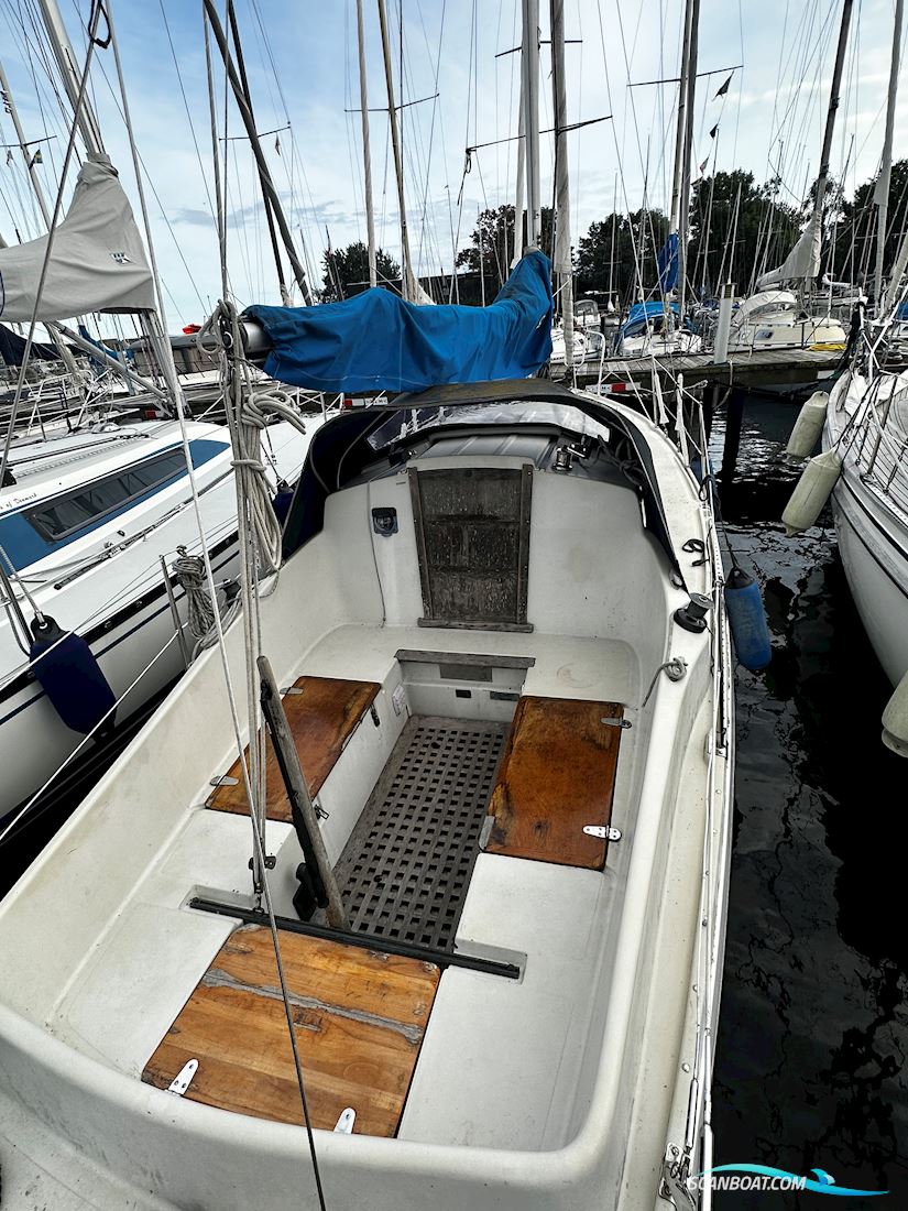 Albin Vega Segelbåt 1975, med Sole Diesel Mini motor, Danmark
