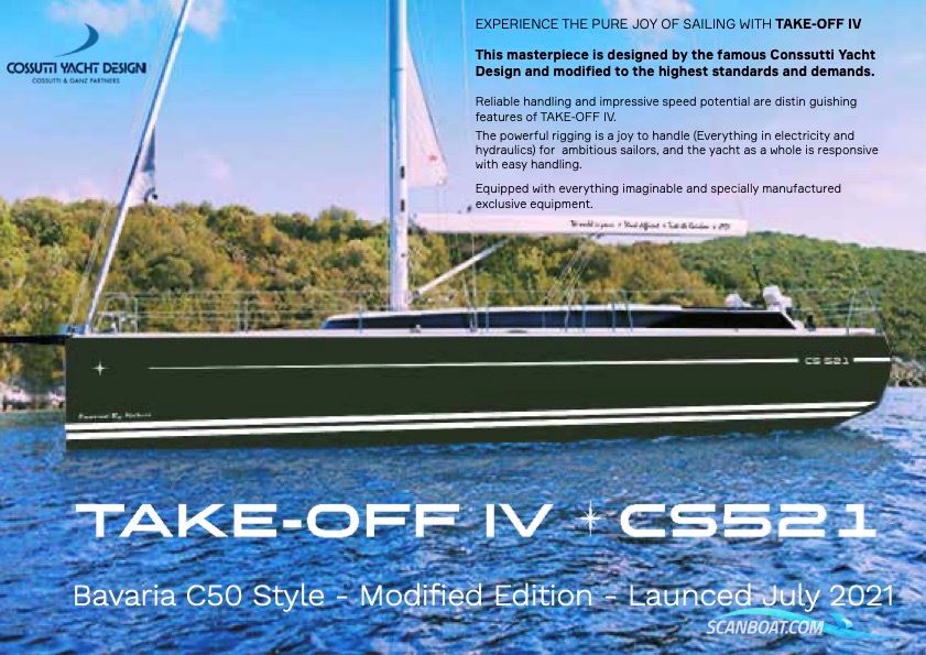 Bavaria C50 Style Segelbåt 2021, med yanmar motor, Danmark