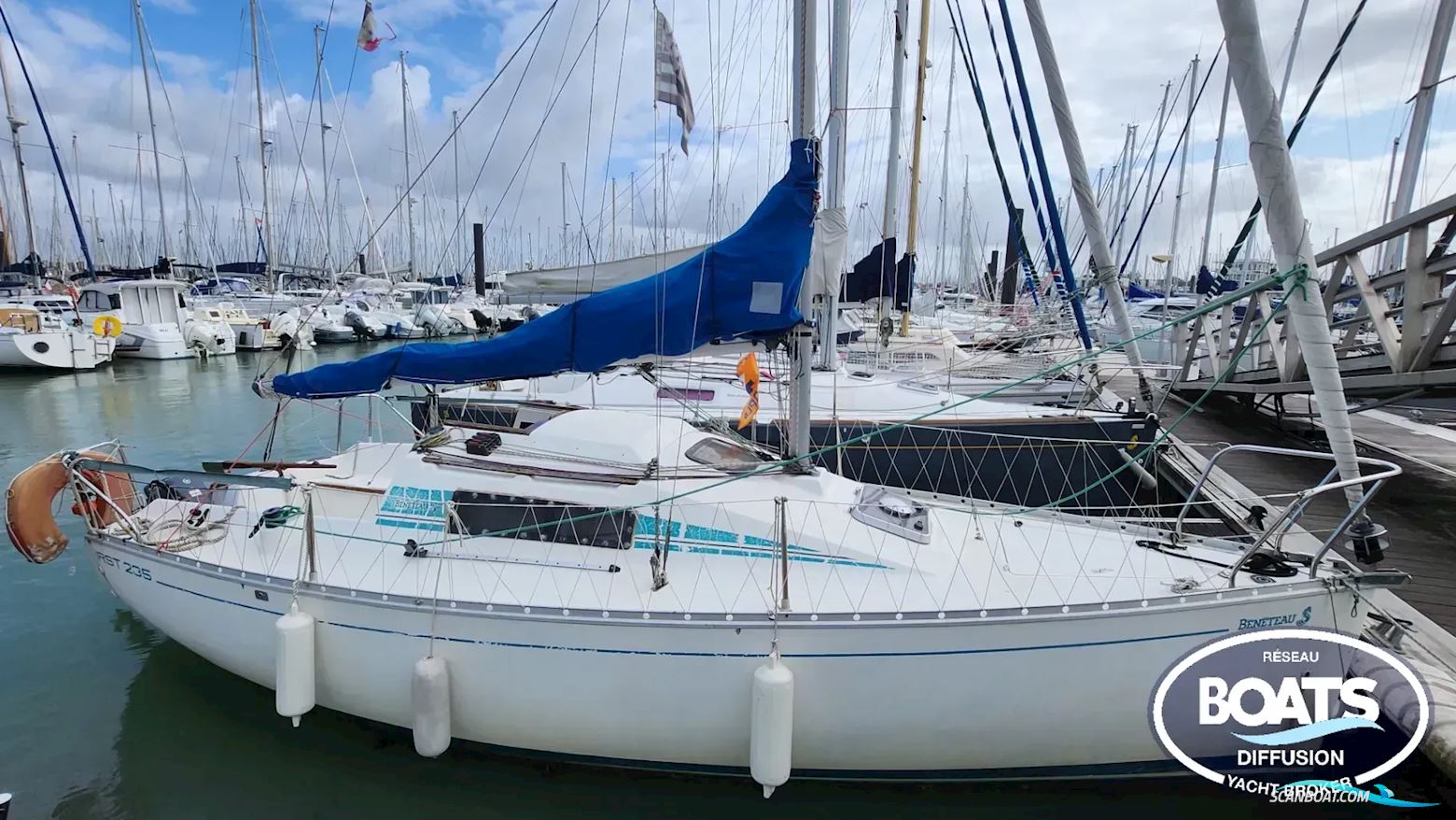 Beneteau First 235 Quille Relevable Segelbåt 1992, med Yamaha motor, Frankrike