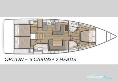 Beneteau Oceanis 51.1 Segelbåt 2021, med Yanmar 4JH80 motor, Spanien