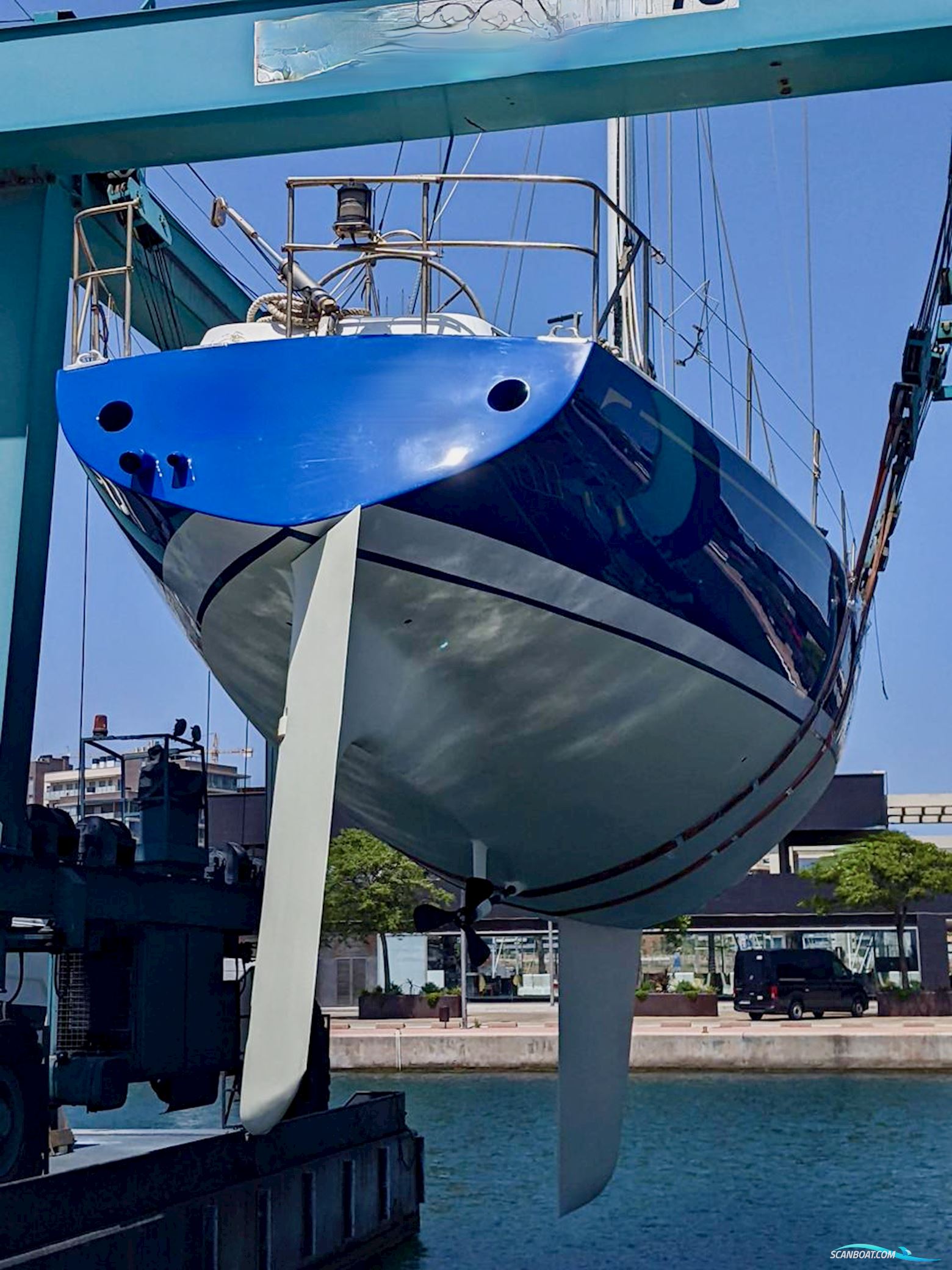 Bermudan Sloop 22m Aluminium Segelbåt 1974, med GM 4-53 motor, Spanien