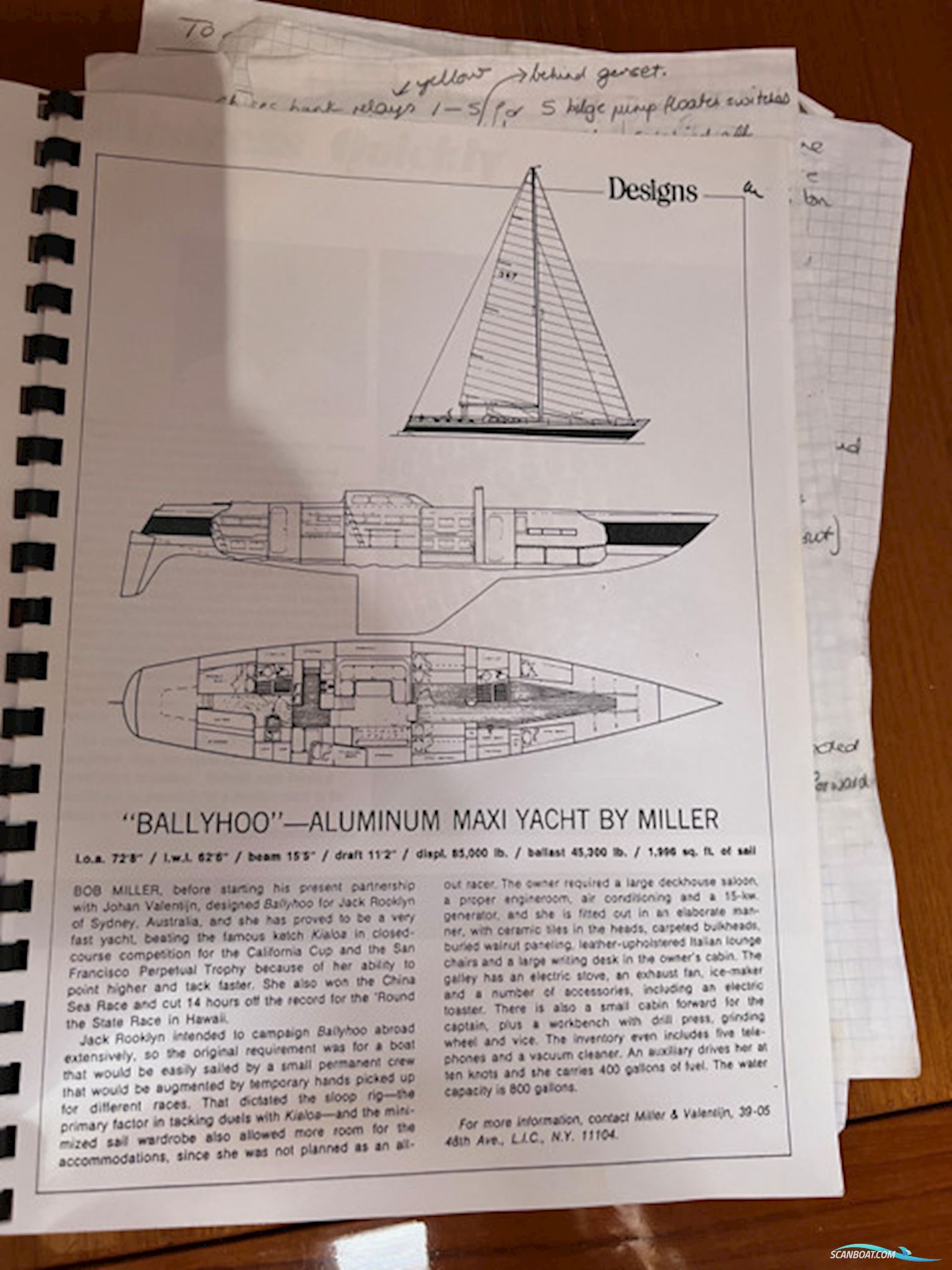 Bermudan Sloop 22m Aluminium
