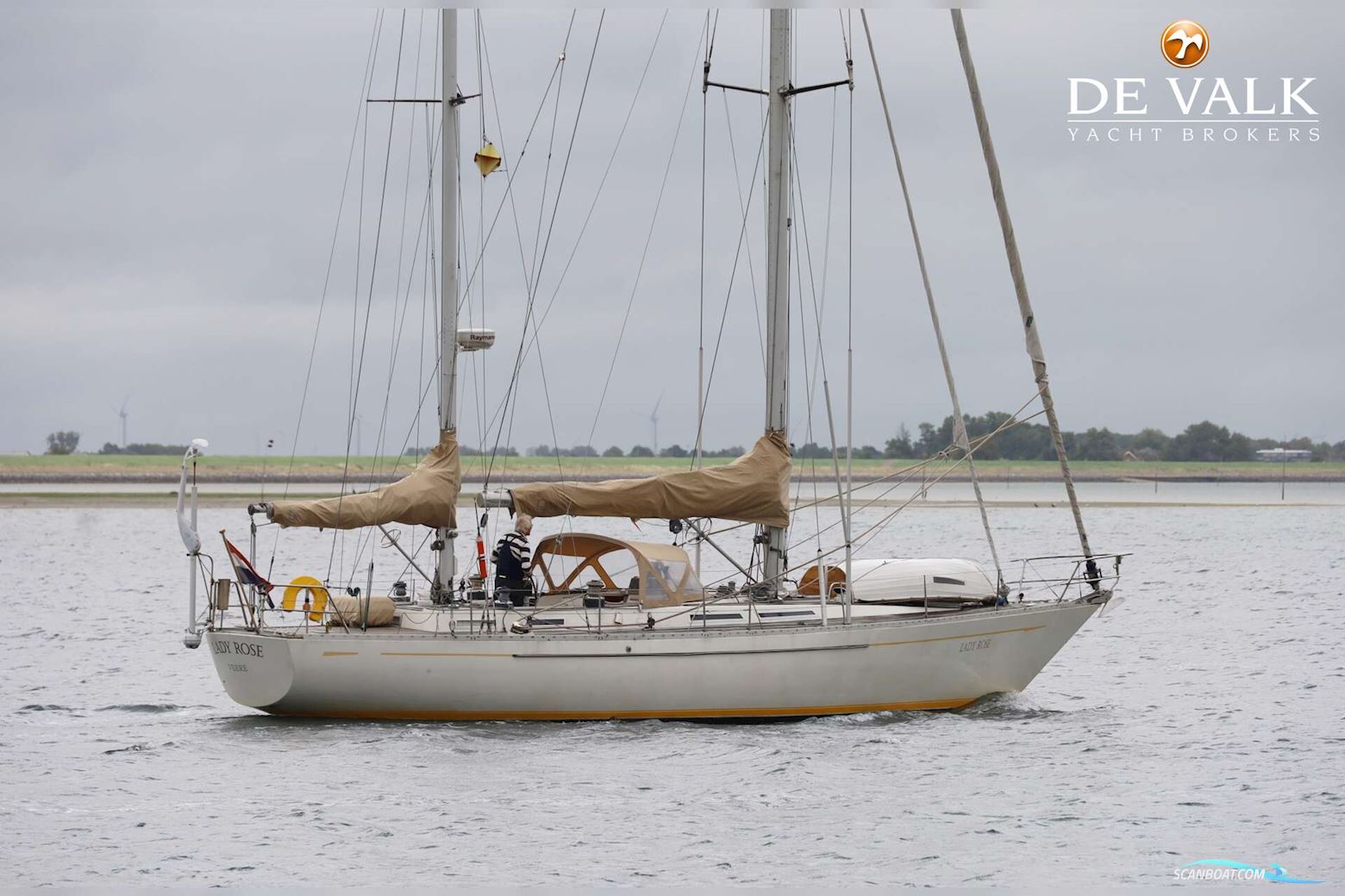 Bowman 49 Ketch Segelbåt 1980, med Nanni motor, Holland