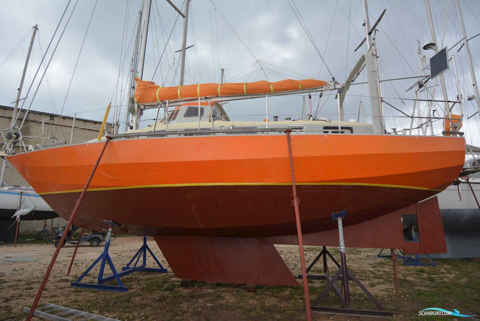 Chantier Naval DE Biot Trireme 43 Segelbåt 1983, med Chantier Naval DE Biot motor, Frankrike