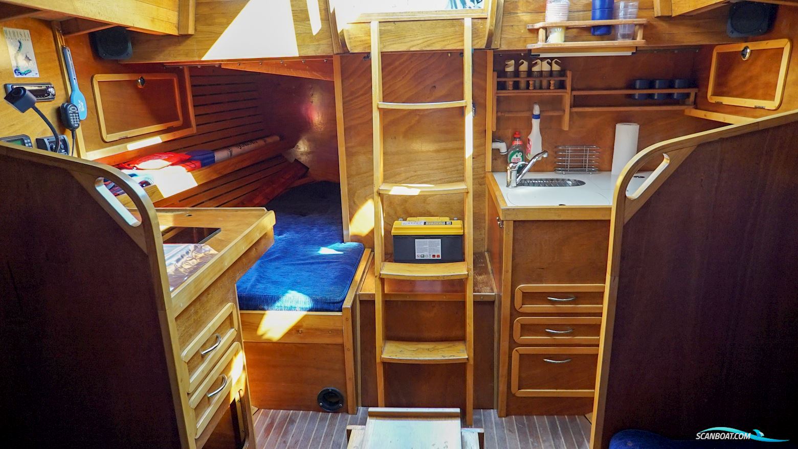 Classic Wooden Yawl Designed by Alan Buchanan