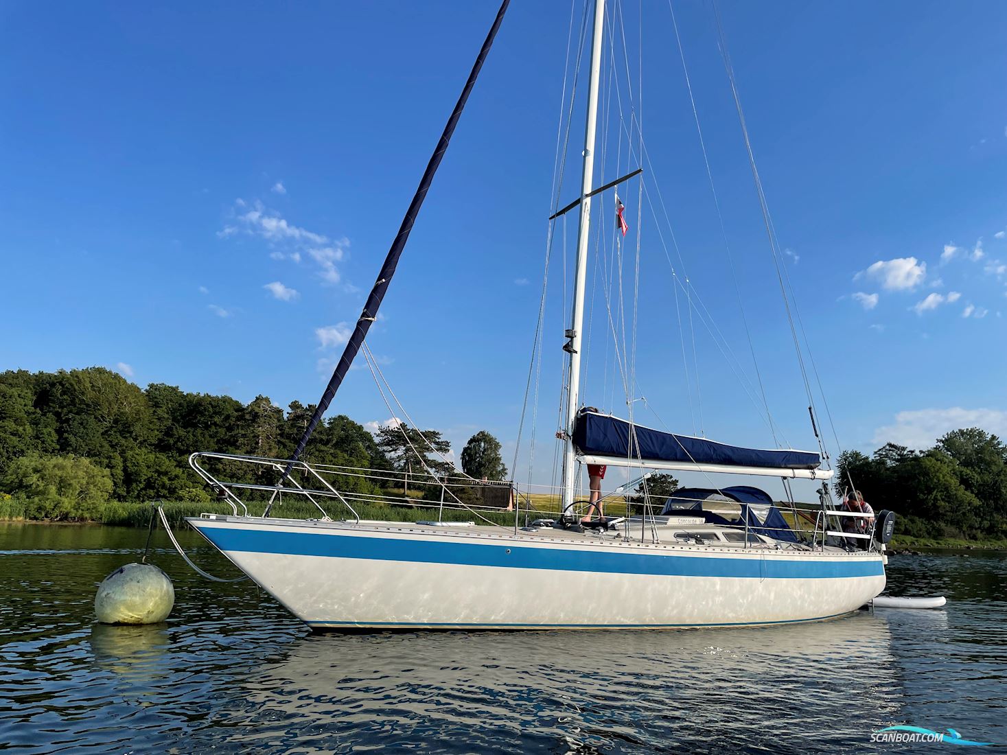 Concorde 38 Segelbåt 1987, med Volvo Penta D1-30 motor, Danmark