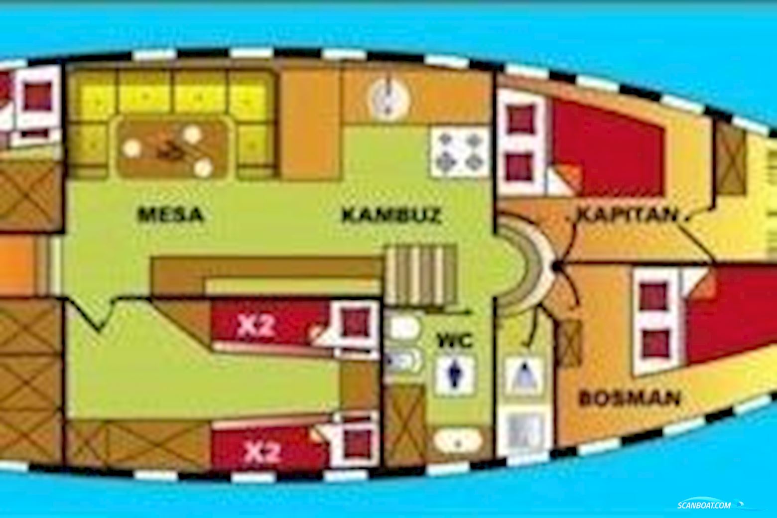 Custom Built Kufra Werft Ketch