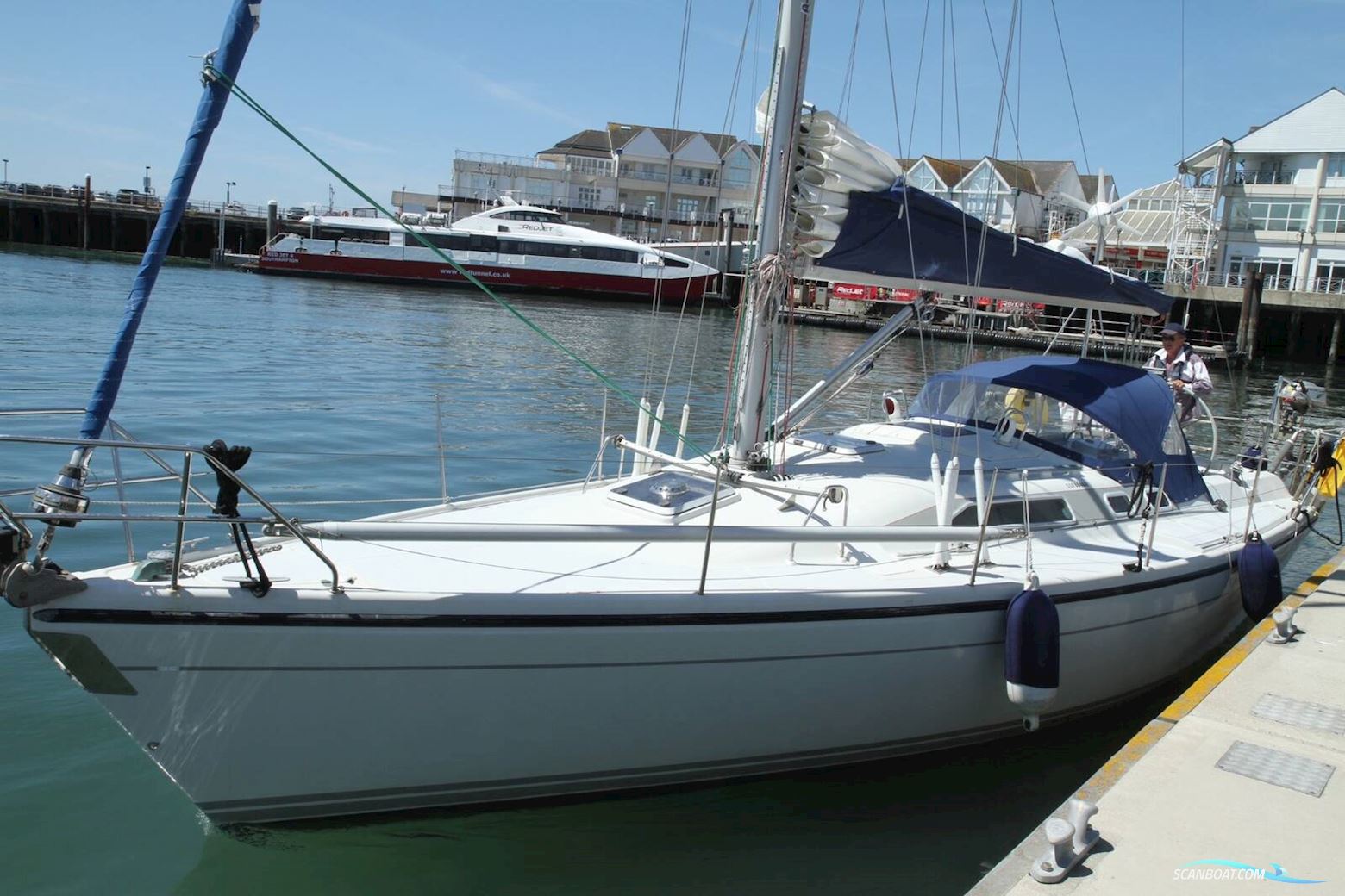 Dehler 36 CWS Segelbåt 1989, med Yanmar 3GM30F motor, England