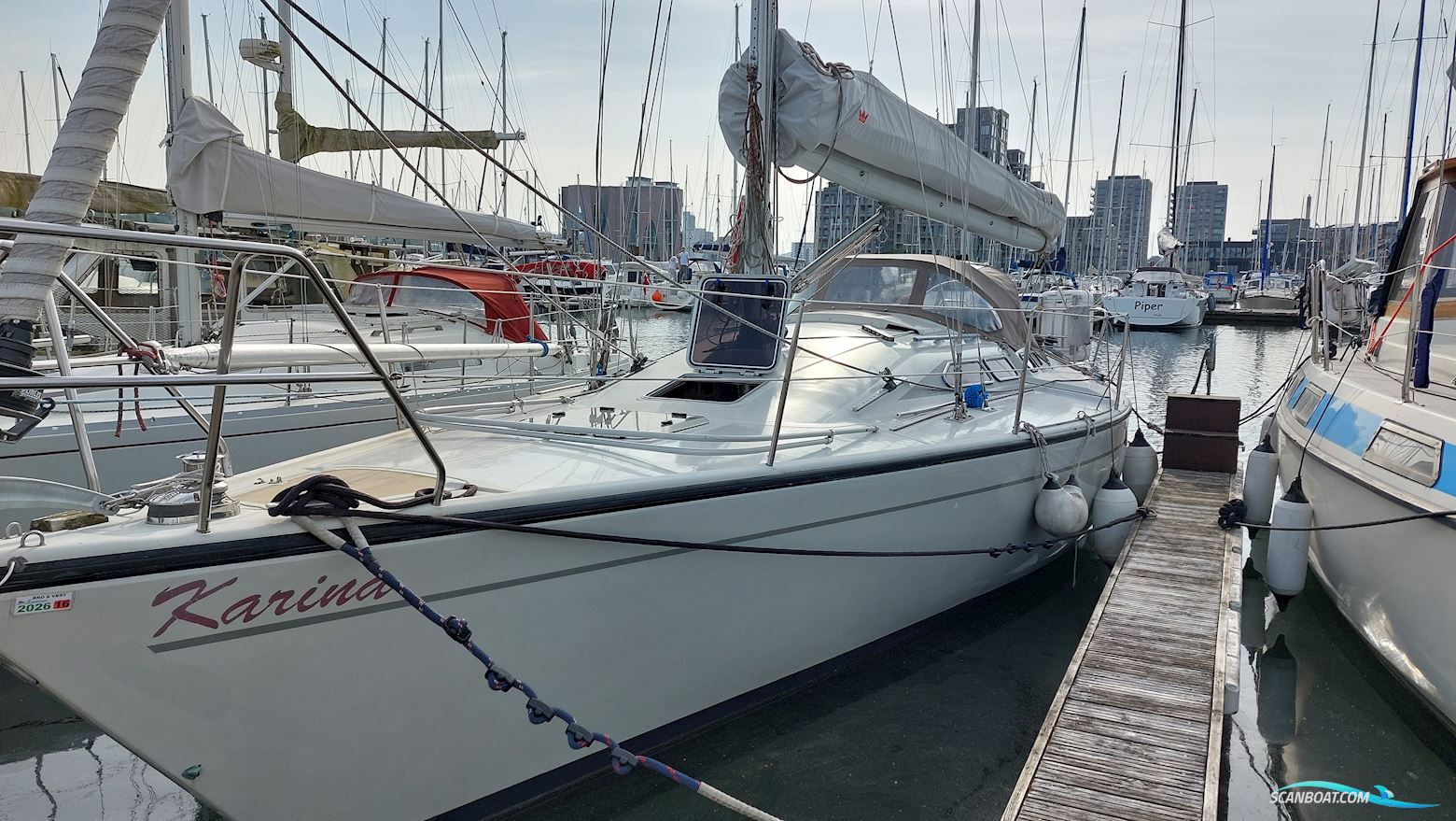 Dehler 38 Segelbåt 1987, med Volvo Penta 2003 T motor, Danmark