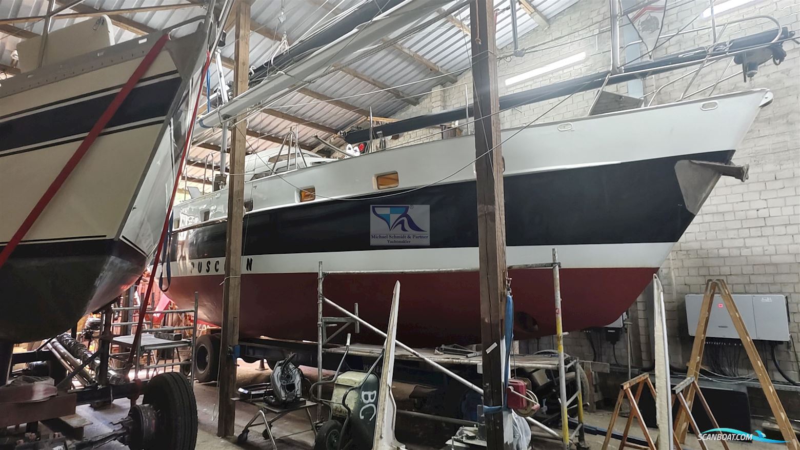 Deters Yacht & Bootswerft Glacer 42 Segelbåt 1986, med Mercedes 300D OM617 motor, Tyskland