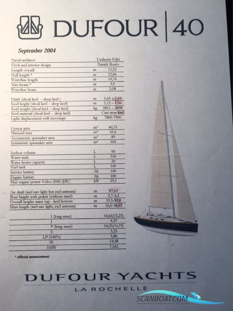 Dufour 40 Performance