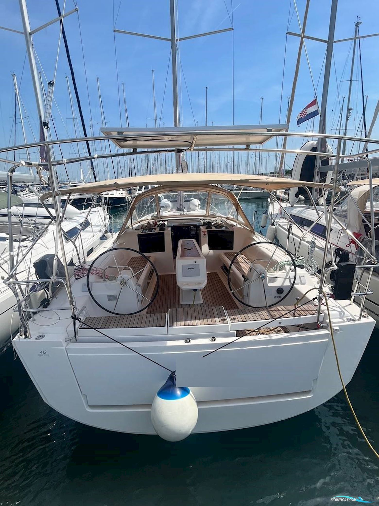 Dufour 412 GL Segelbåt 2017, med Volvo Penta motor, Kroatien