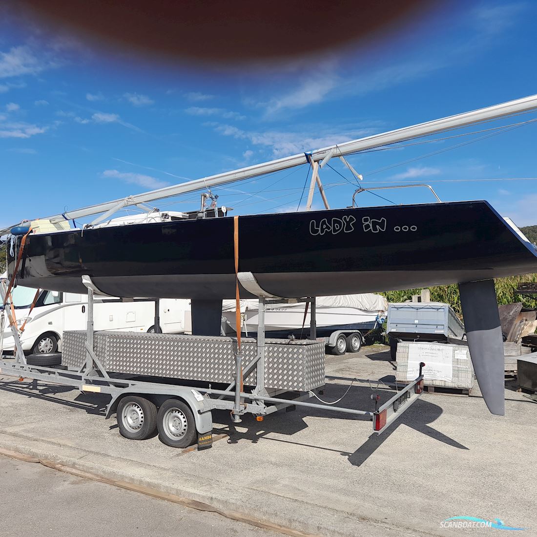 Esse 850 Segelbåt 2006, med Mercury 4 Stroke motor, Tyskland