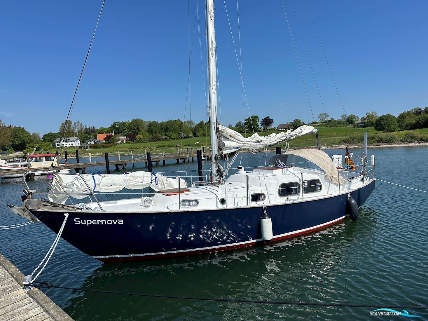 Feltz Skorpion 1A Segelbåt 1973, med Yanmar 3YM20 motor, Tyskland