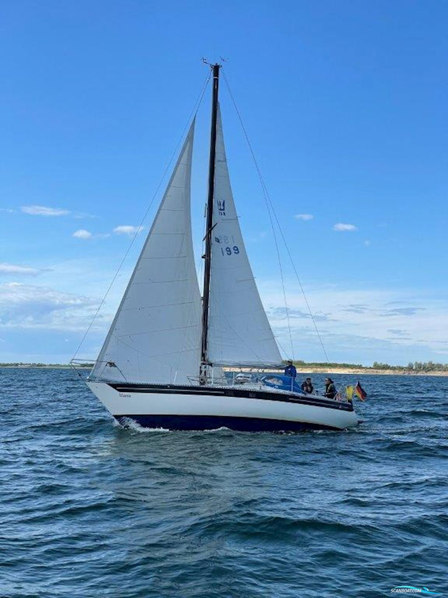 Fiskars Königskreuzer 33 Segelbåt 1978, med Bukh motor, Tyskland
