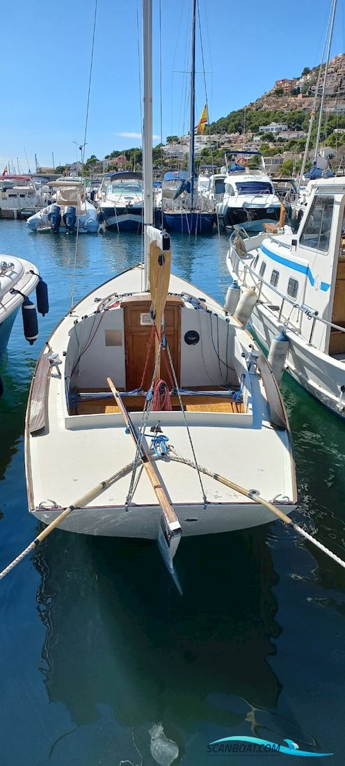 Folkeboot Segelbåt 1978, med Honda motor, Spanien