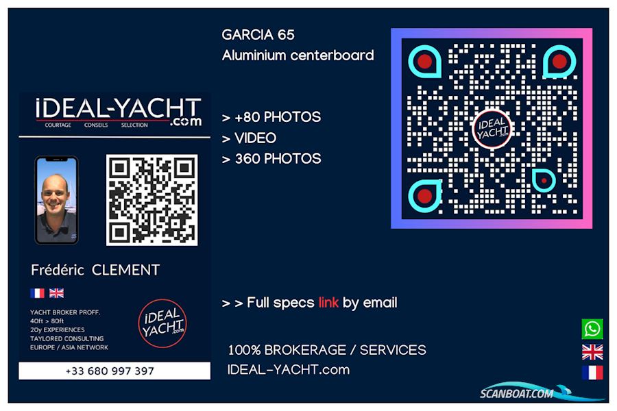 Garcia 65' Aluminium Centerboard